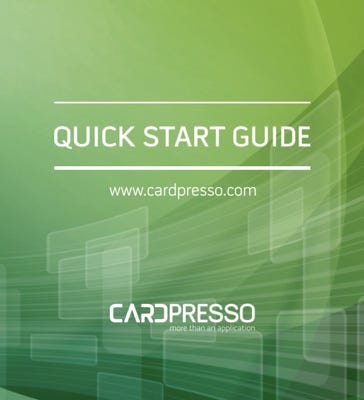CARDPRESSO Quick Start Guide